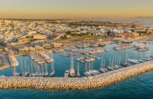 Bateaux de 50 à 60 mètres de long - Place d'amarrage/amarrage Rhodes Marina Grèce À louer